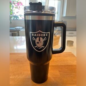 Stainless Steel Raiders 24 oz hot/cold mug